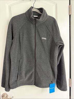 Columbia Dark Gray Full Zip Fleece Jacket